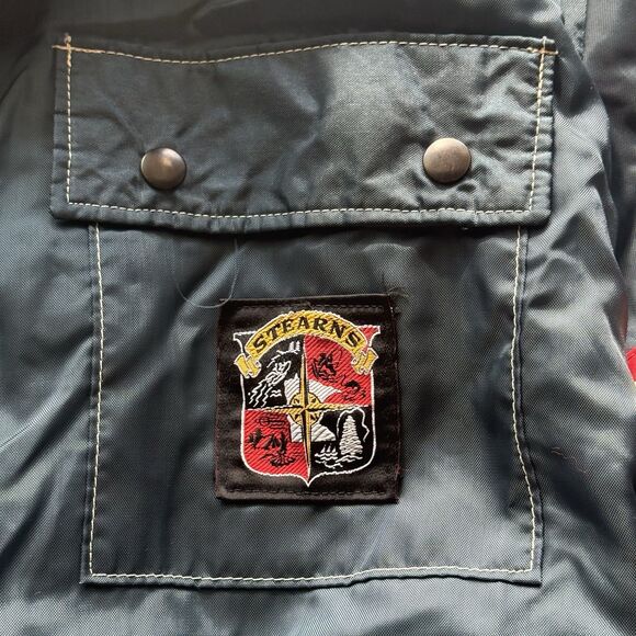 Vintage 70s Stearns Men’s Large 44-46 USA Snowmobile Suit Nylon Insulated - Picture 11 of 16